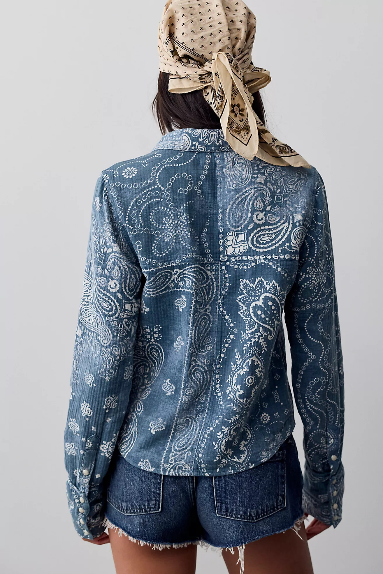 We The Free Second Chances Printed Button Down Shirt | Free People (Global - UK&FR Excluded)