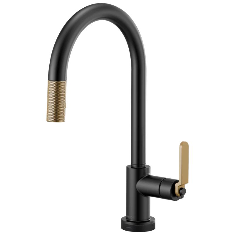 BrizoLitze® Pull Down Touch Single Handle Kitchen Faucet with Smarttouch® Technology With Tempi... | Wayfair North America