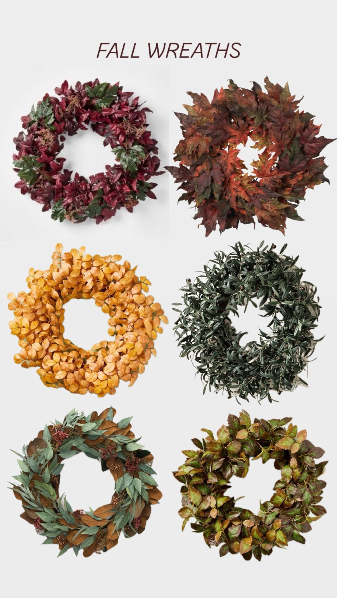 Fall wreaths for every budget!

#LTKSeasonal #LTKHome #LTKSaleAlert