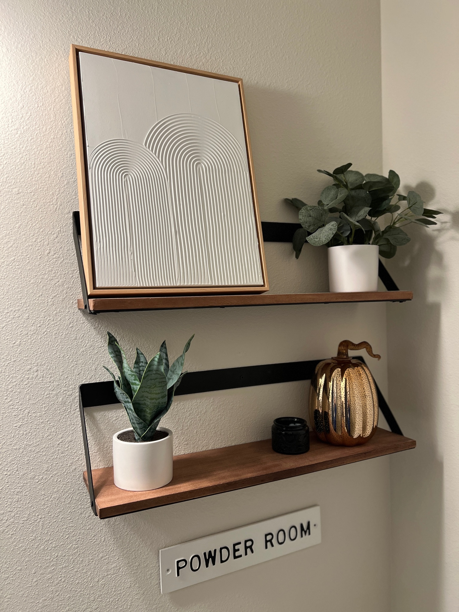 Picked up the cutest textured canvas art at target! Perfect for our powder bathroom! #LTKFind #LTKunder50

#LTKhome