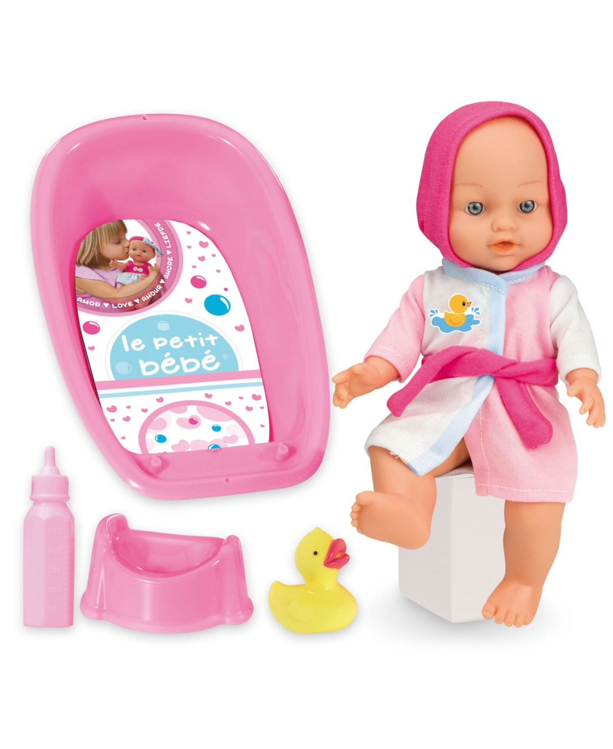 Loko Toys Le Petite Baby Doll Bath Time and Potty Play Set, 5 Piece - Multi | Macy's