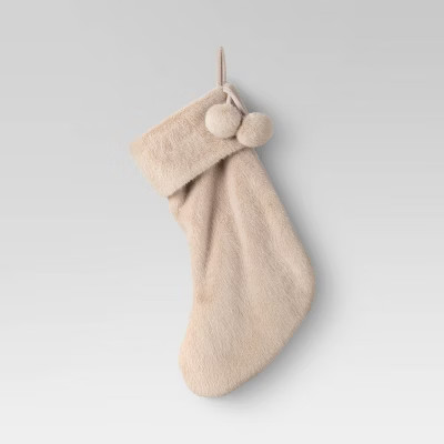 Faux Fur Stocking Tan - Threshold™ | Target