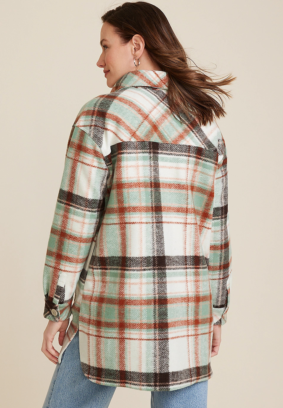 Plaid Mixer Shacket | Maurices