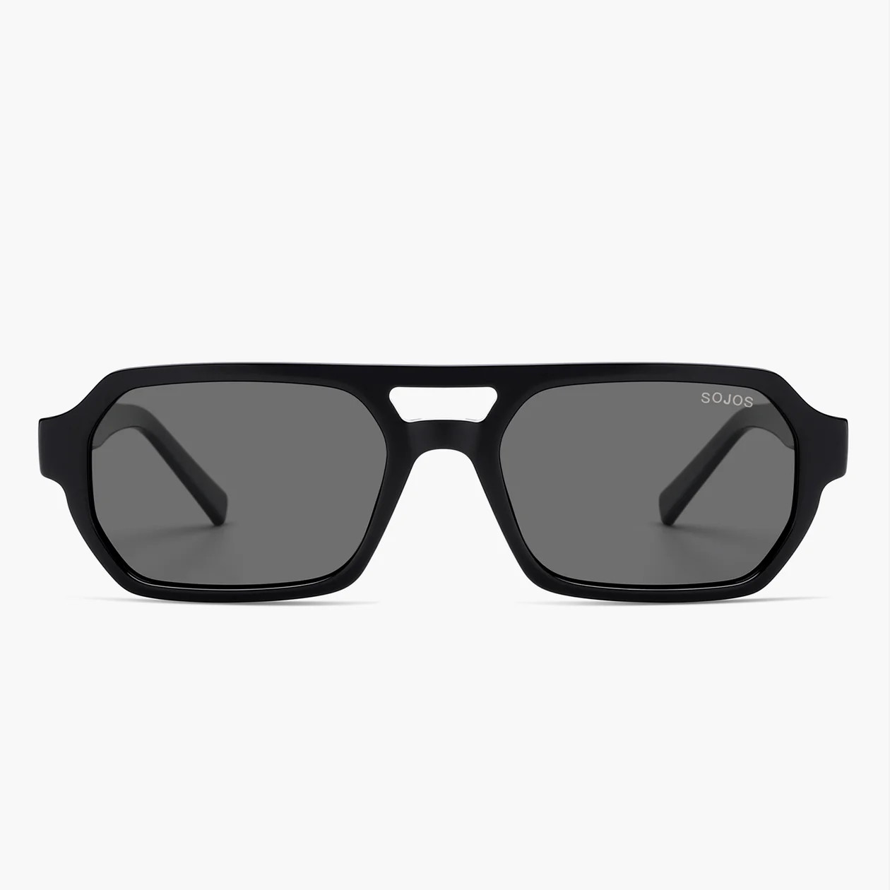 Trendy TR90 Polarized Aviator Sunglasses for Women Men Rectangle Shades SJ2683 | SOJOS VISION | SOJOS VISION