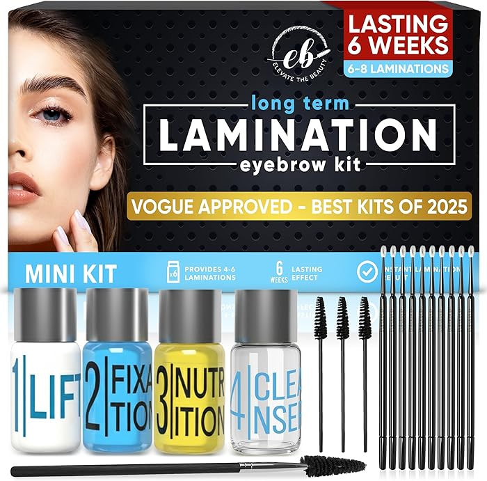 Kit de laminación de cejas Elevate The Beauty | Kit de laminación de cejas para hacer en casa p... | Amazon (US)