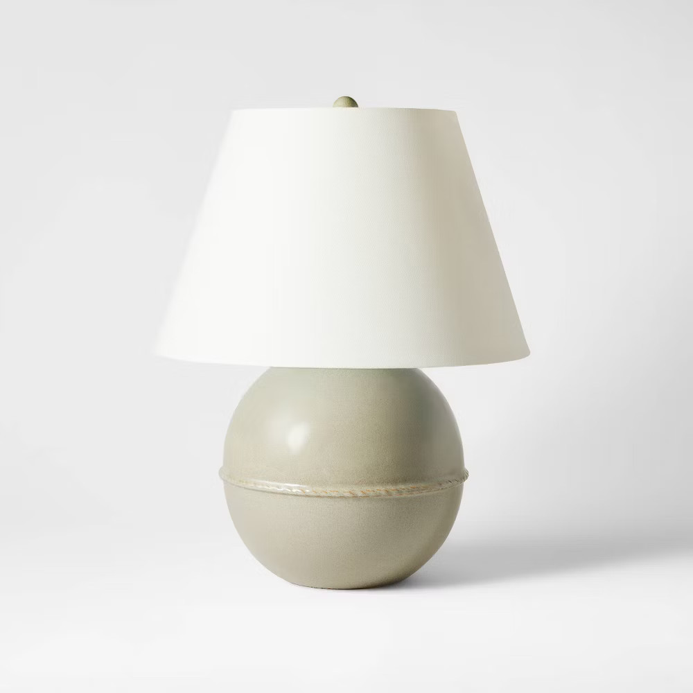 Medium Ceramic Table Lamp Green - Threshold designed with Studio McGee | eBay | eBay US