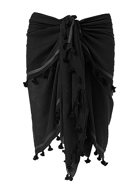 Pom-Pom Trim Pareo | Saks Fifth Avenue