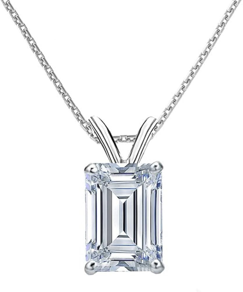 The Diamond Deal 1/4 Carat - 5 Carat | IGI Certified Lab Grown Diamond Pendant Necklace For Women... | Amazon (US)