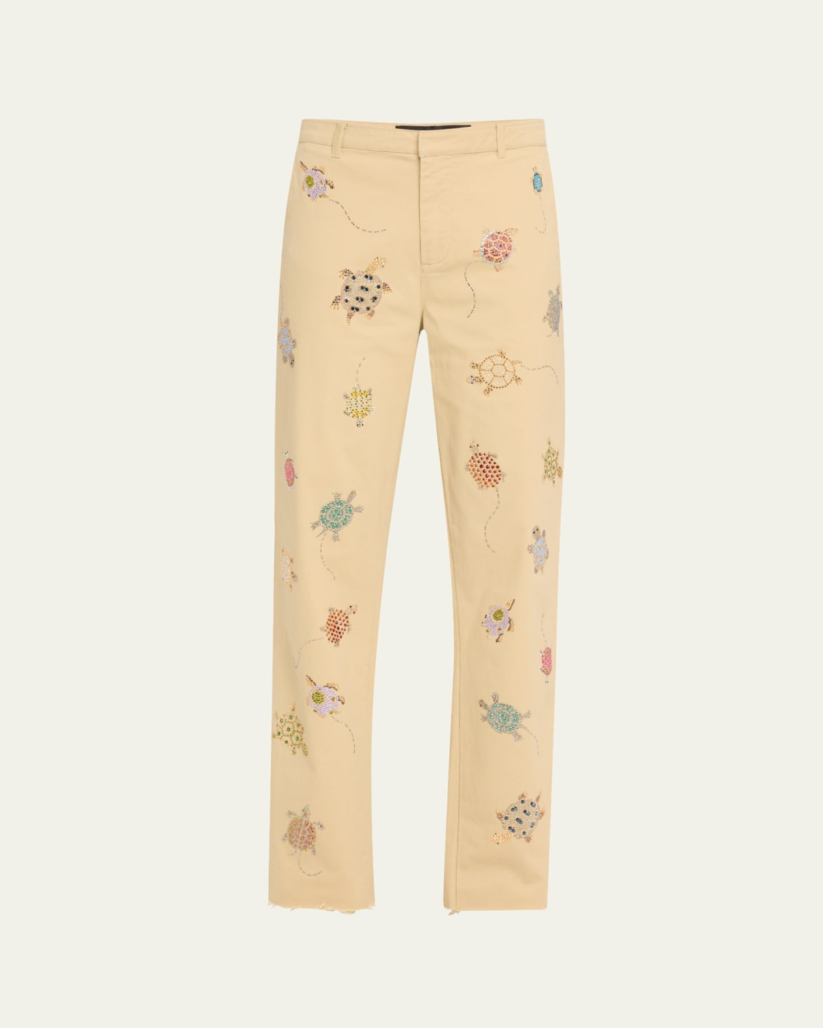 Turtle Time Straight-Leg Ankle Chino Pants | Neiman Marcus
