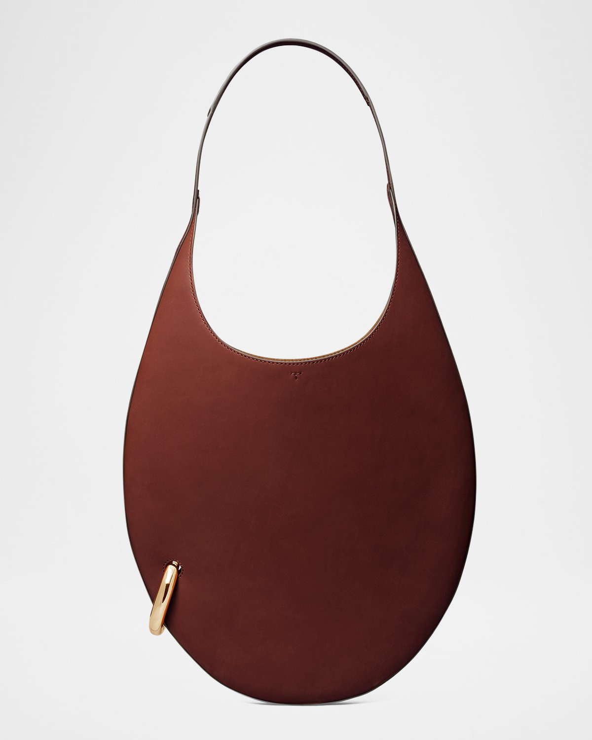 Pierced Leather Shoulder Bag | Neiman Marcus