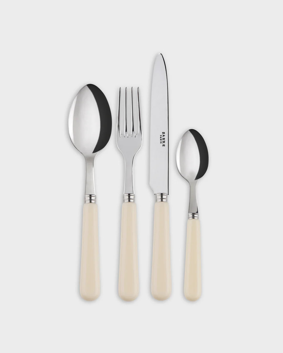 Sabre Cutlery Set, Ivory (Set of 4) | Cabana Magazine