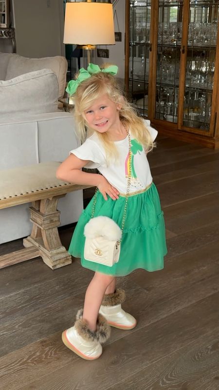 My little fashionista wanted to show off her looks for St. Patrick’s day for you guys! 

All her outfits are linked below for you guys! (Her Chanel purse was sent to us by a company y when she was a baby) 

#LTKkids #LTKfindsunder50 #LTKfamily