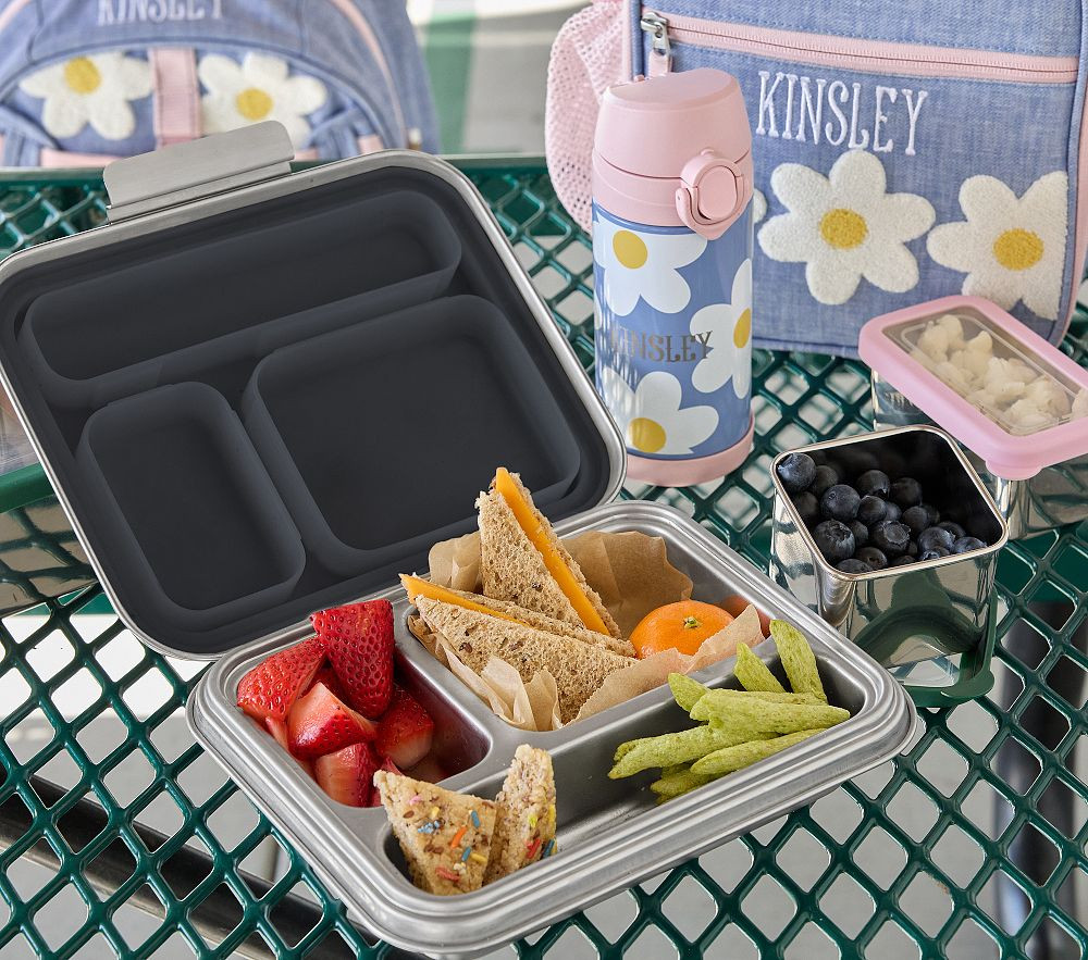 Spencer Stainless Steel Ultimate Leakproof Bento Box | Pottery Barn Kids