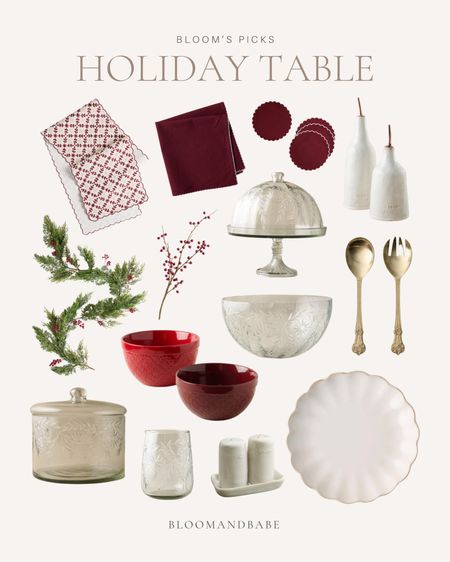 Shop these holiday finds for your table!

Place mats/glass bowl/salt and pepper/plate

#LTKSeasonal #LTKstyletip #LTKHoliday