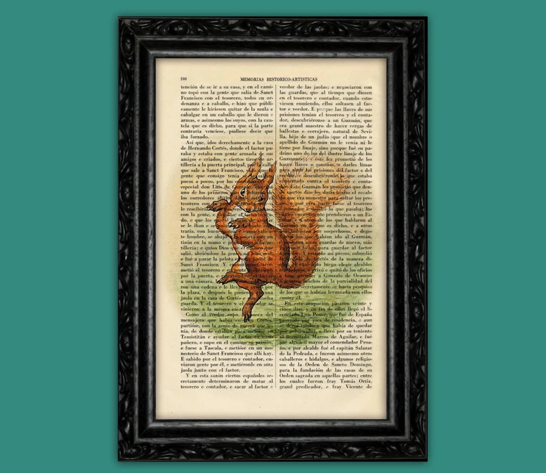 Peter Rabbit, Squirrel Nutkin Book Art Print Beatrix Potter Nursery Art Original Nursery Poster D... | Etsy (US)