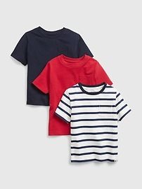 Toddler 100% Organic Cotton Mix and Match T-Shirt (3-Pack) | Gap (US)