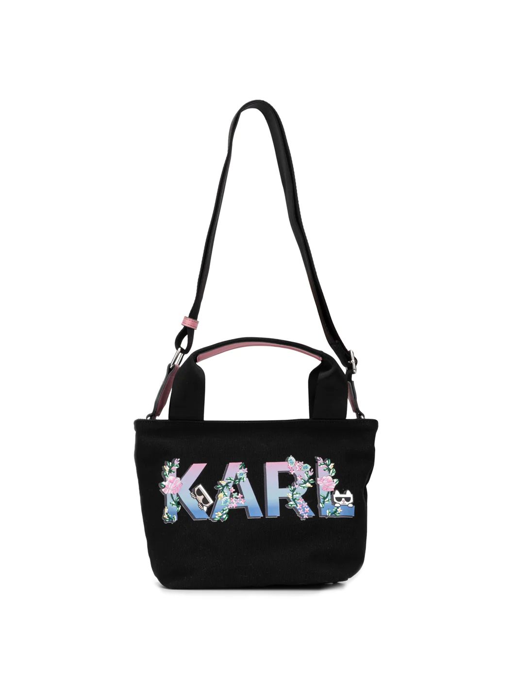 Karl Lagerfeld Paris Kristen Crossbody Bag in Black Blush Lord & Taylor | Lord & Taylor