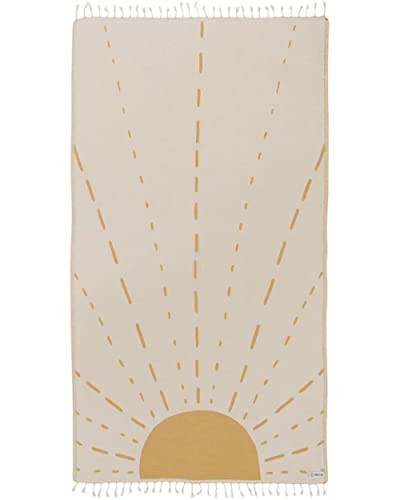 Sand Cloud Turkish Beach Towel - Sand Free - 100% Organic Turkish Cotton Yarn - Quick Dry Towel for Beach, Picnic Blanket or Throw - As Seen on Shark Tank - Sunrise | Amazon (US)