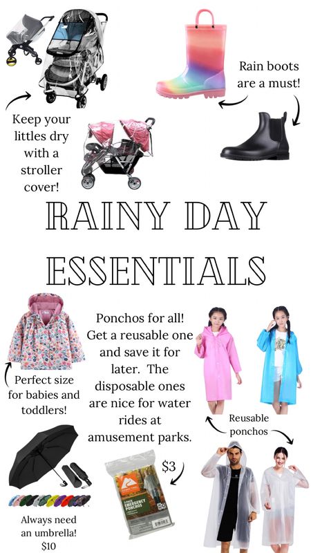 Everything you need for a rainy day at Disney, Universal or at home this spring! ☔️ 

#LTKhome #LTKfamily #LTKSeasonal