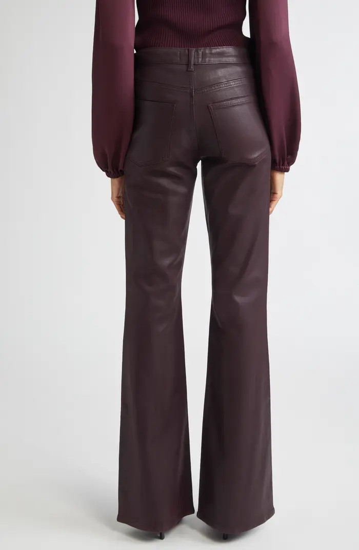 Helena High Waist Coated Bootcut Jeans | Nordstrom