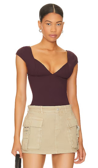 Free People x Intimately FP Duo Corset Cami In Vintage Grape in Wine. - size M | Revolve Clothing (Global)
