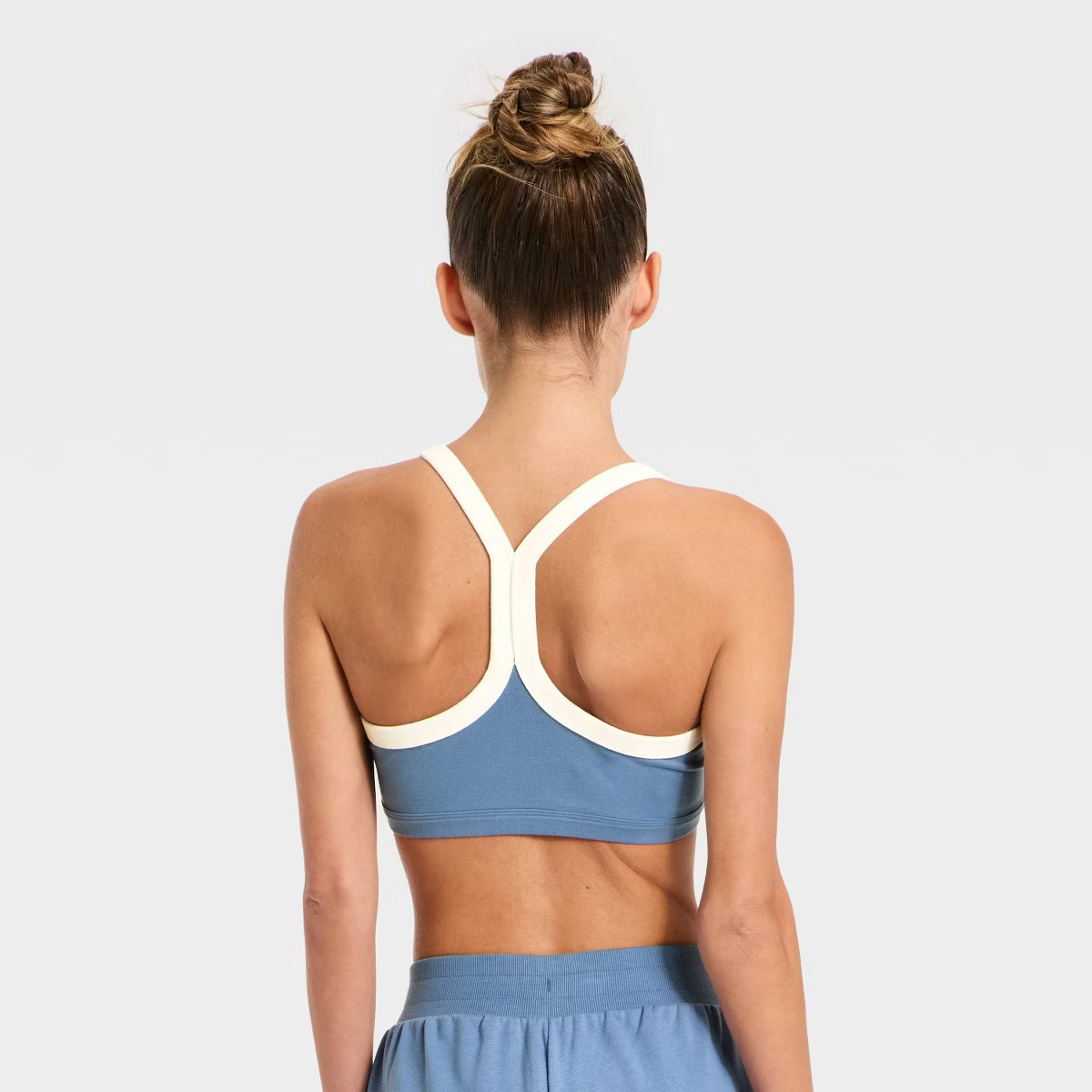 Women's Cotton Balance Light Support Racerback Sports Bra - All In Motion™ | Target