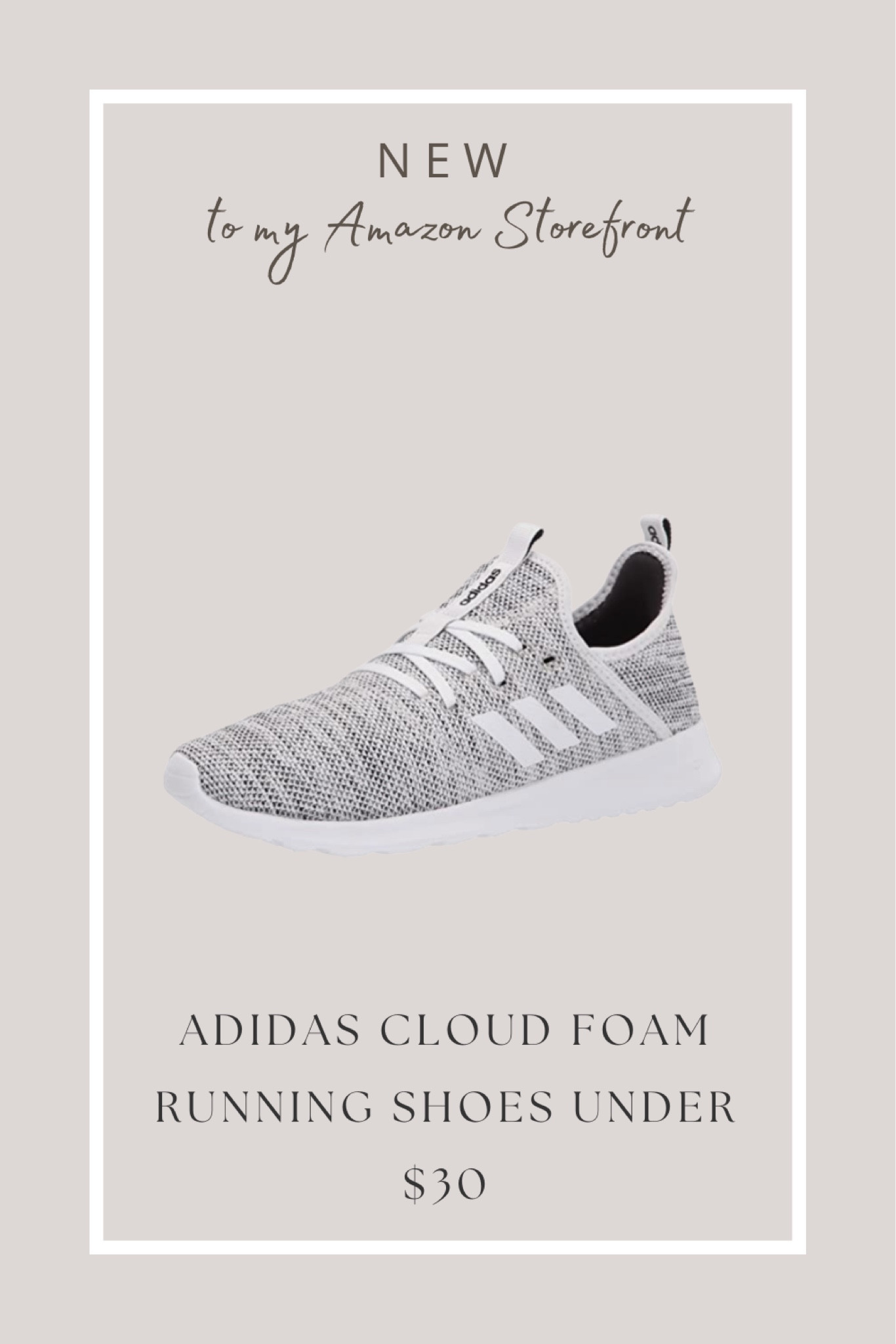 Amazon finds // adidas cloud foam running shoes under $30 

#LTKfit #LTKunder50 #LTKshoecrush