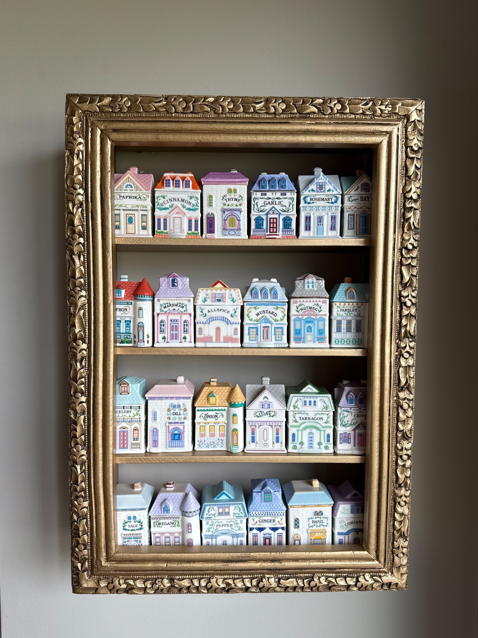 Urban outfitters really came through for my Lenox spice village!!!! Super sturdy and easy to hang (or easy for a husband to hang lols). I got the largest size & it fits every spice   

#LTKMidsize #LTKHome #LTKGiftGuide