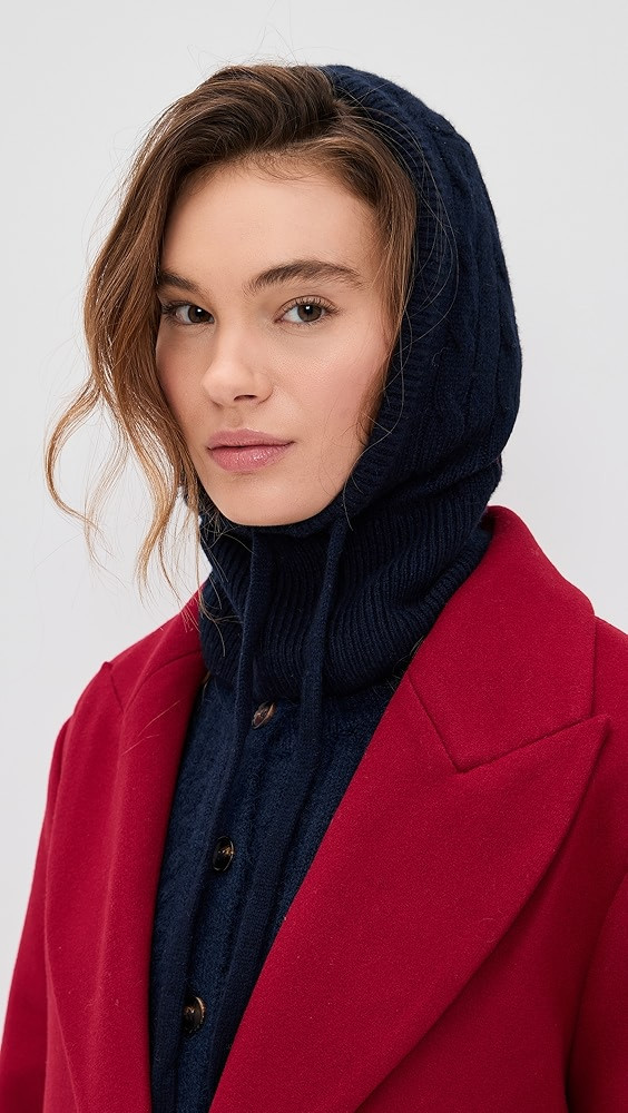 Wool Cashmere Cable Hoodie | Shopbop