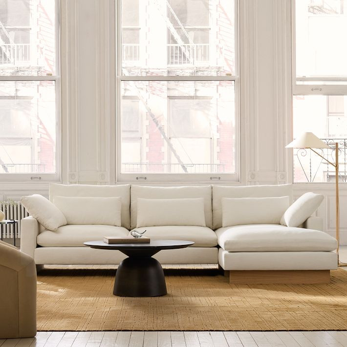 Harmony 2-Piece Chaise Sectional (112"–128") | West Elm (US)