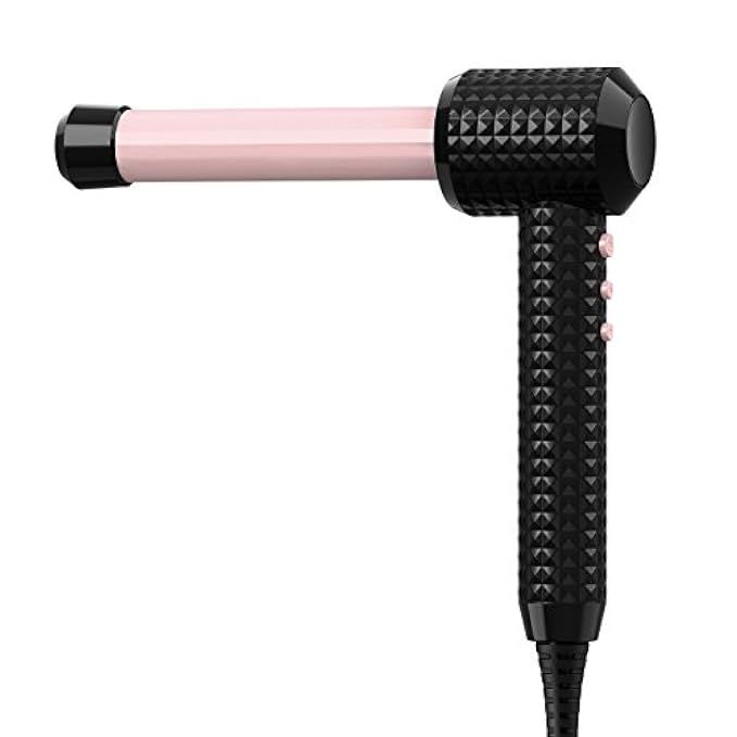 Homitt 1 Inch Curling Wand, Unique L-design Professional Curling Iron Bar with Cool End, 25S Heat Up | Amazon (US)