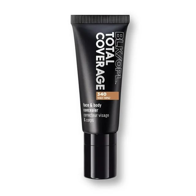 BLK/OPL Total Coverage Face + Body Concealer, Hides Scars, Maximum Coverage, Truly Topaz, .50 oz | Walmart (US)