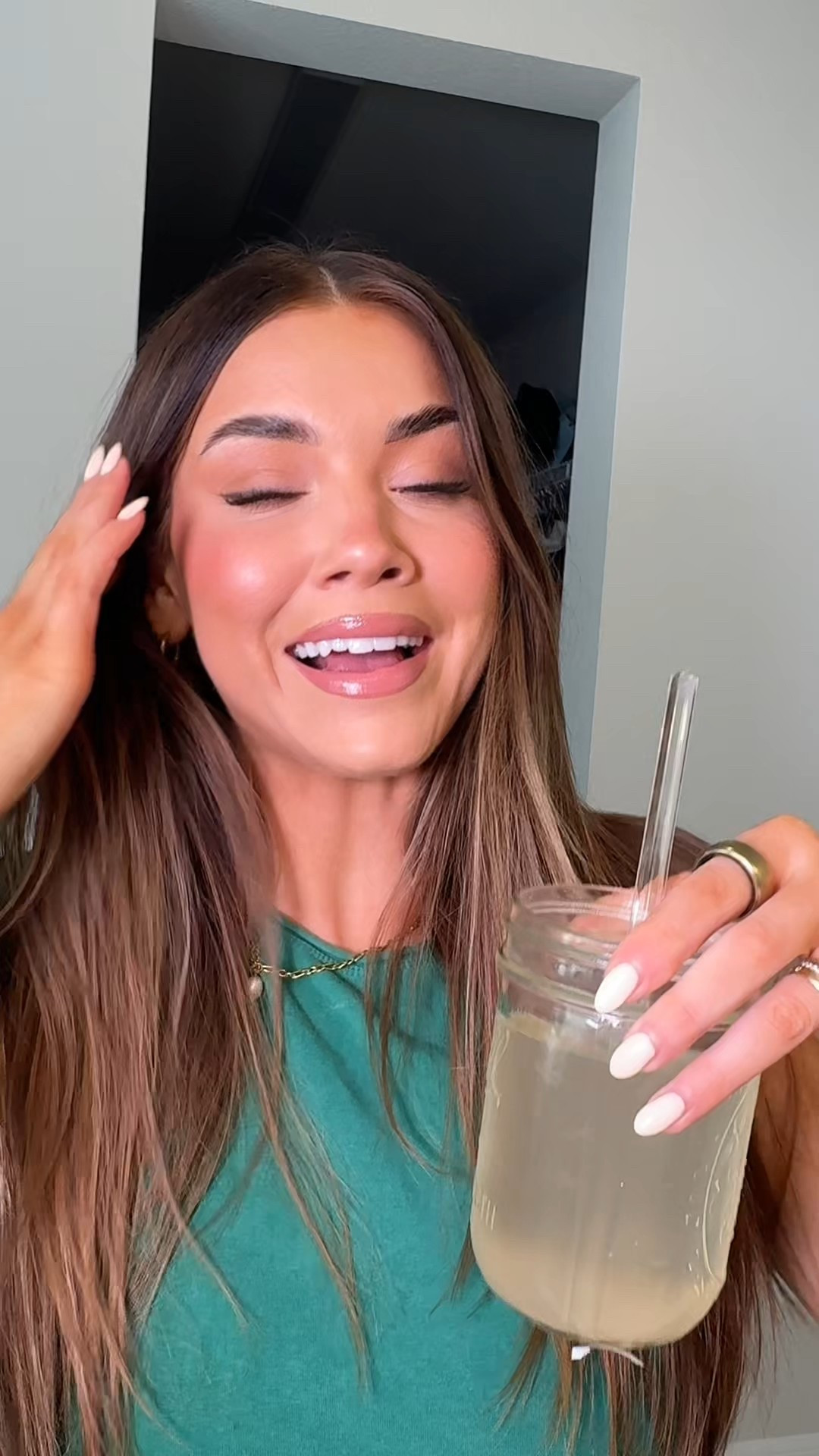 Drugstore make up glam! Full tutorial, and shades in TikTok video Maybelline skin tint: 220
Bronzer: nutmeg 
Blush: dewy bright pink
Concealer: N3 
Setting powder: medium 
Powder bronzer: Tuscan tan 
Powder blush: sparking rose 
Cream highlight: glowy crème chic 
Eyebrow pen: espresso 
Highlight: champagne d’oro
Lip liner: on it 
Lipstick : 800 fairest nude 
Gloss: reef 006
Highlight pen: silky nude ￼

#LTKBeauty #LTKgrwm #LTKselfcare