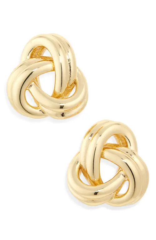 BaubleBar Madeline Knot Earrings in Gold at Nordstrom | Nordstrom