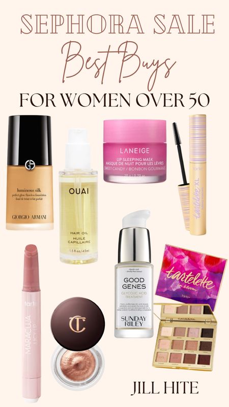The best beauty and hair products for women over 50 from the Sephora sale. Beauty over 50

#LTKxSephora #LTKbeauty #LTKover40