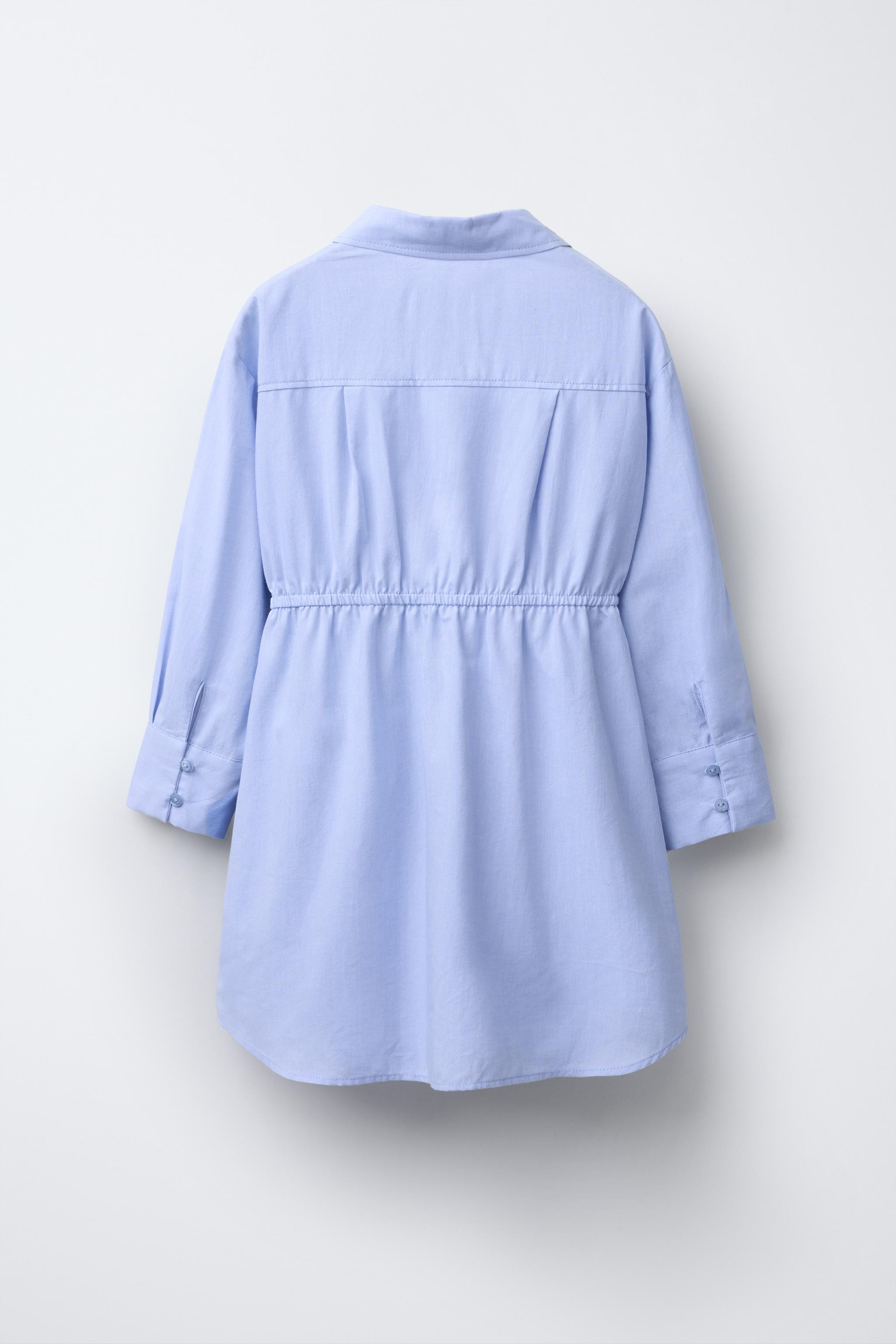 KNOTTED SHIRT DRESS | Zara US