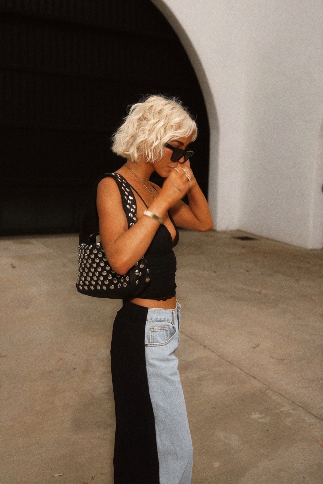 Jeans + top size small