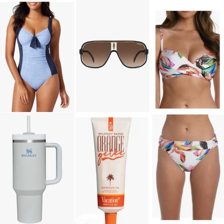 Swimsuit, beach vacation, bikini, sunglasses


#LTKMidsize #LTKSeasonal #LTKSwim