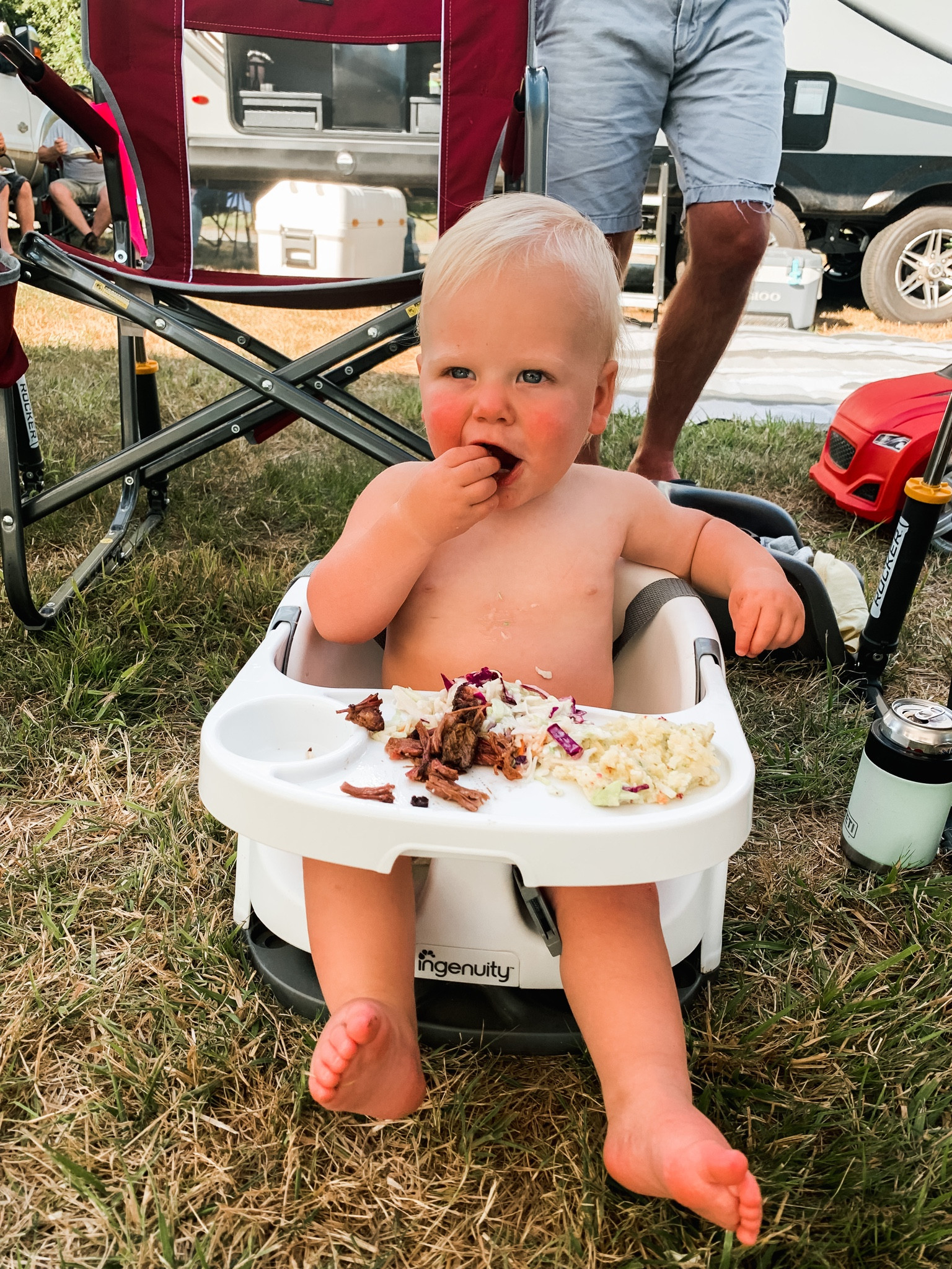Baby or Toddler Camping High Chair!
We use this all the time on the go 

#LTKbaby #LTKkids #LTKfamily