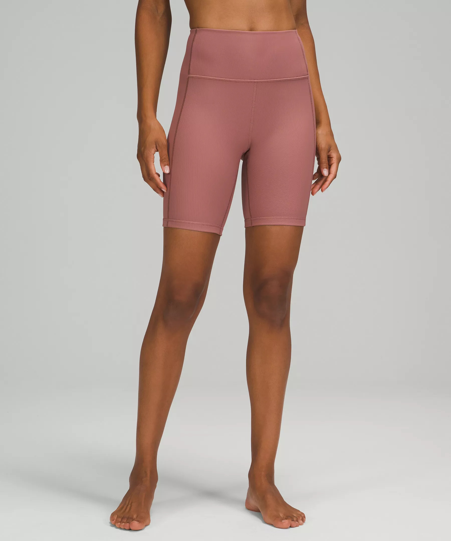 Ribbed Contoured High-Rise Short 8" | Lululemon (US)