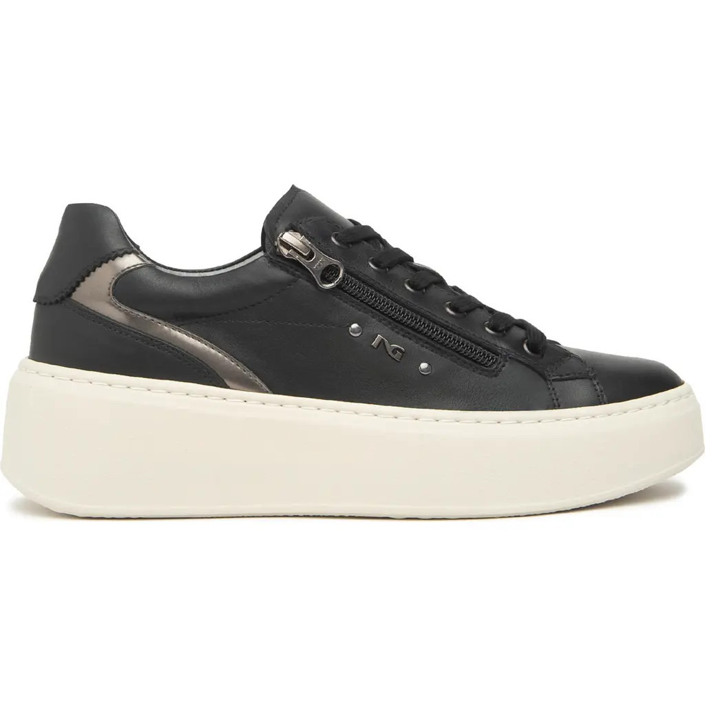 NeroGiardini Platform Sneaker in Black at Nordstrom, Size 10Us | Nordstrom