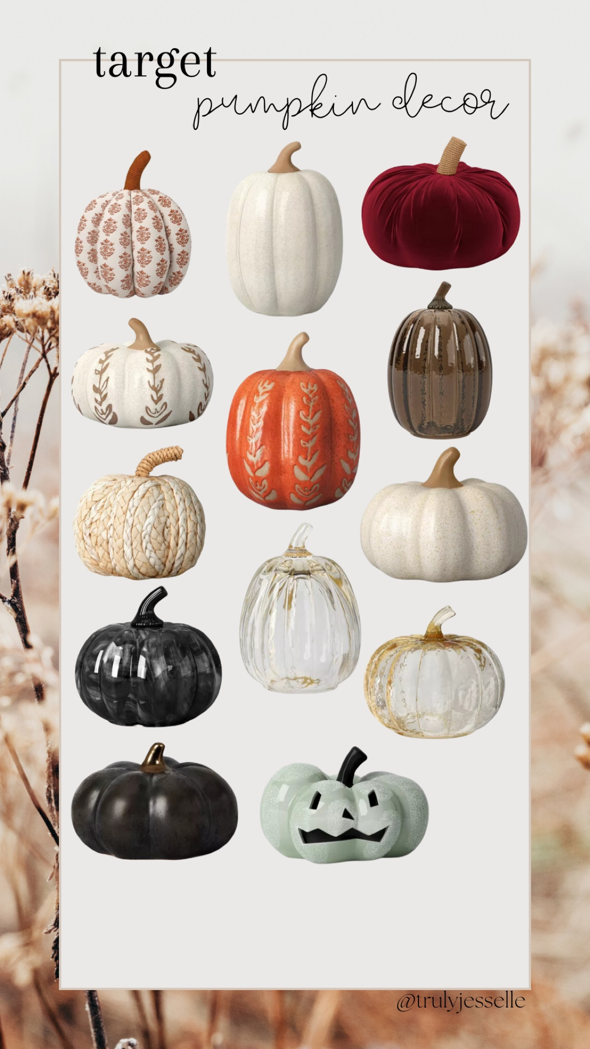 Pumpkin decor, pumpkins, plush pumpkins, glass pumpkins, ceramic pumpkins, Halloween pumpkins

#LTKSeasonal #LTKHome #LTKFindsUnder50