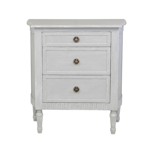 Floria 29.5'' Tall 3 - Drawer Solid Wood Bachelor's Chest | Wayfair North America