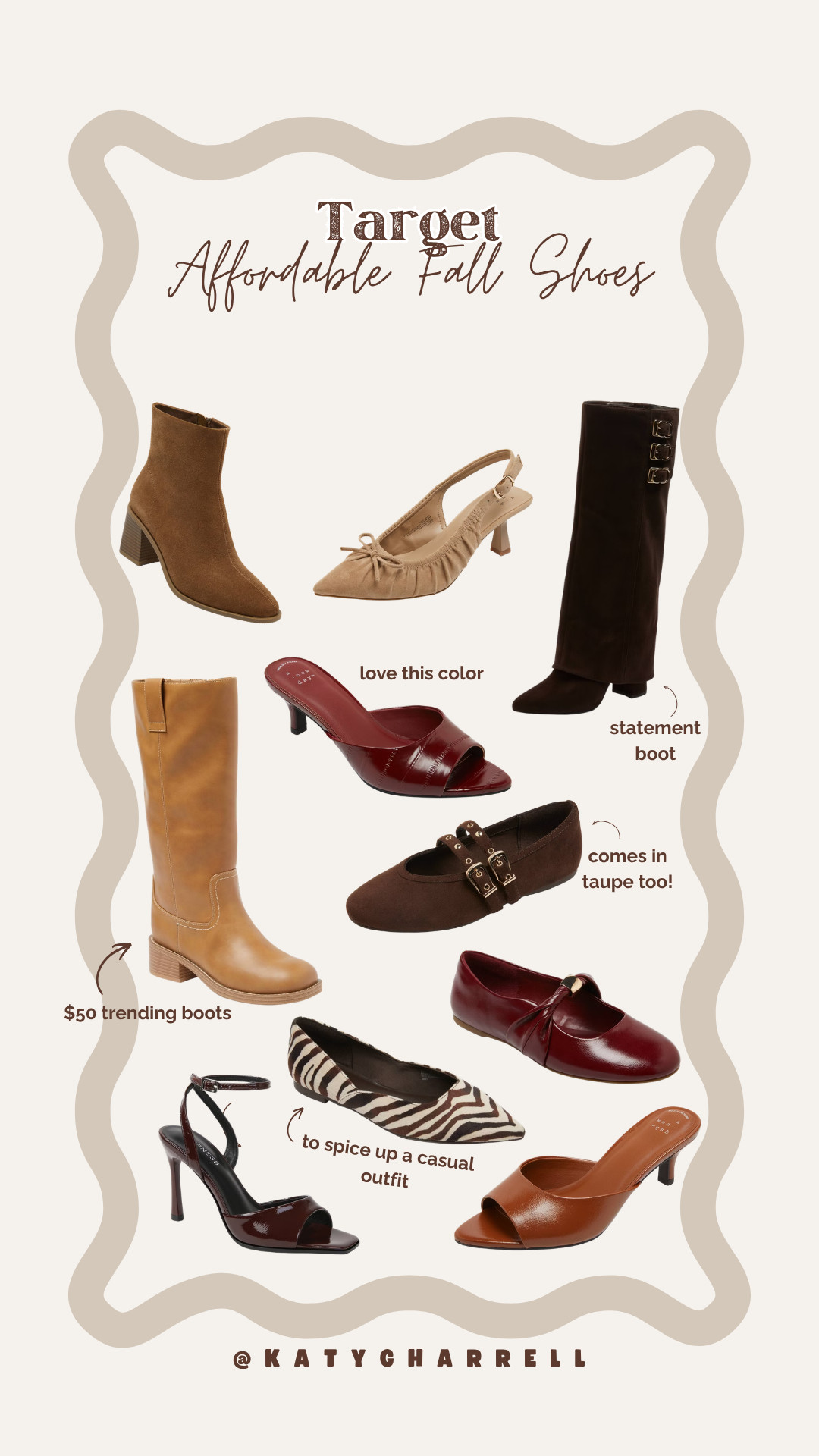 Fall Shoes from Target 🍂

target shoes, boots, suede shoes, fall shoes, fall outfits, fall haul, affordable shoes, fall flats, zebra print shoes, Katy Harrell 

 #LTKootd #LTKSeasonal