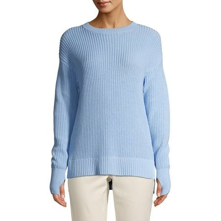 Time and Tru Women's High Low Sweater | Walmart (US)