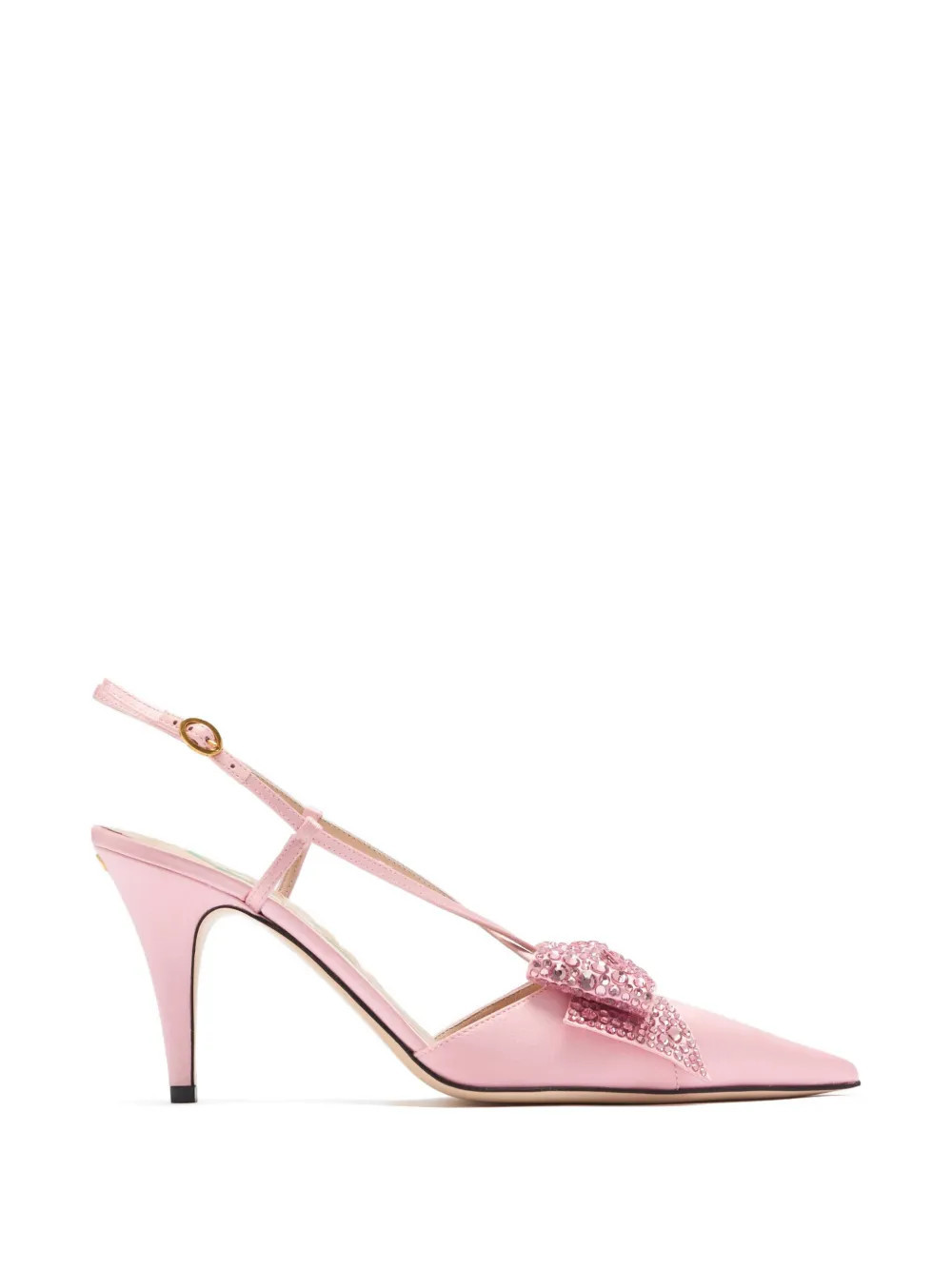 Valentino Garavani crystal-embellished bow pumps - Pink | Farfetch Global