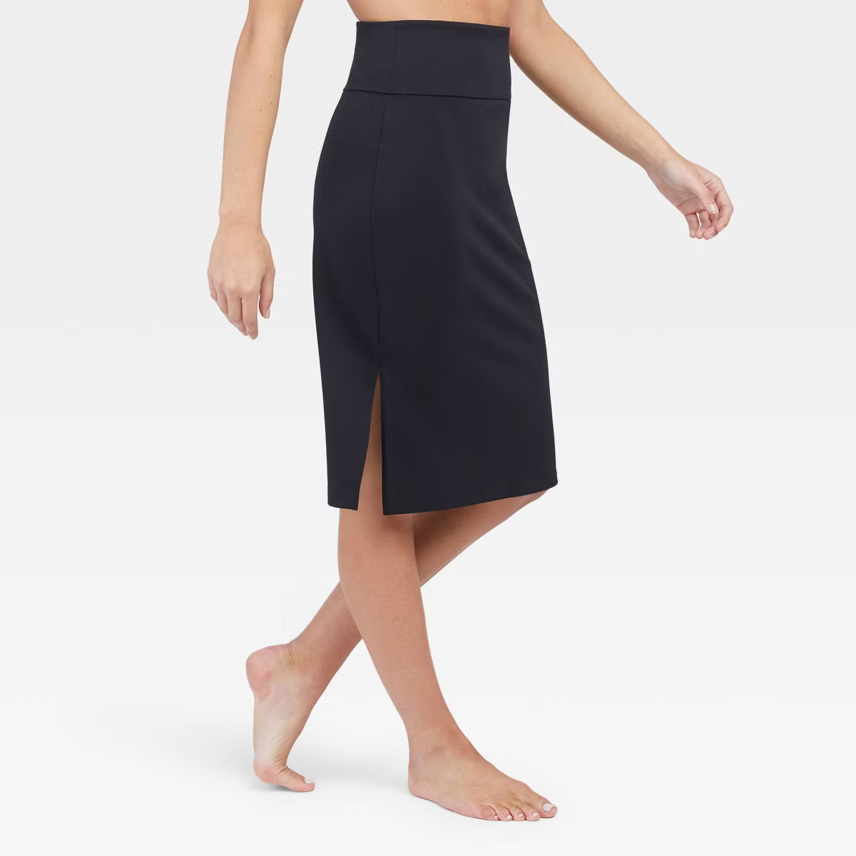 Assets by Spanx Women's Ponte Side Slit Skirt | Target