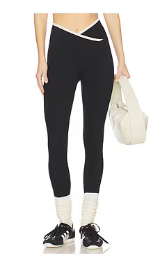 STRUT-THIS The Rae Ankle Legging in Black & Shell from Revolve.com | Revolve Clothing (Global)