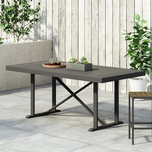 Billings-Harrison Aluminum Dining Table | Wayfair North America
