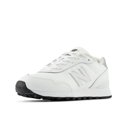 New Balance Women's 515 V3 Sneaker, White/Silver, 5.5 Wide | Amazon (US)